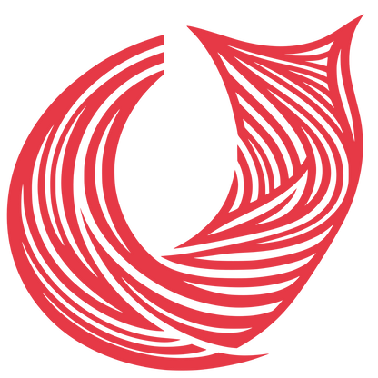 Swirl Logo #E63946