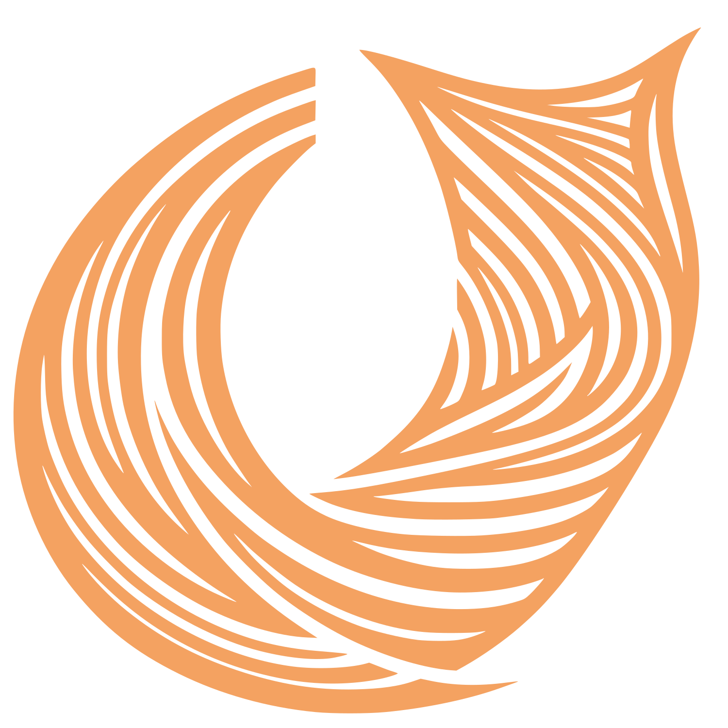 Swirl Logo #F4A261