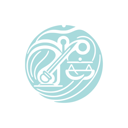 Scales of Justice Logo #A8DADC