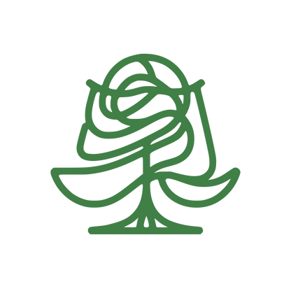 Line Tree Logo #407F46