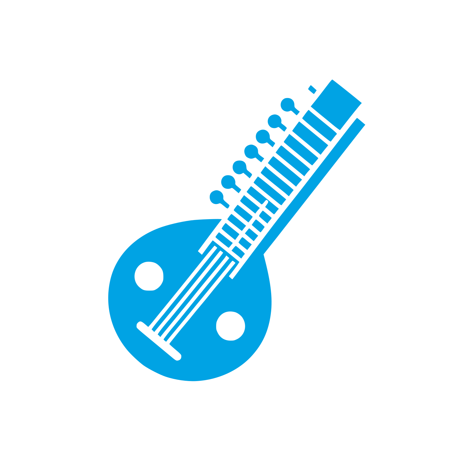 Logo for Music Instrument #00a3e4