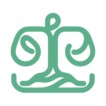 Tree Roots Logo #5DAE8B