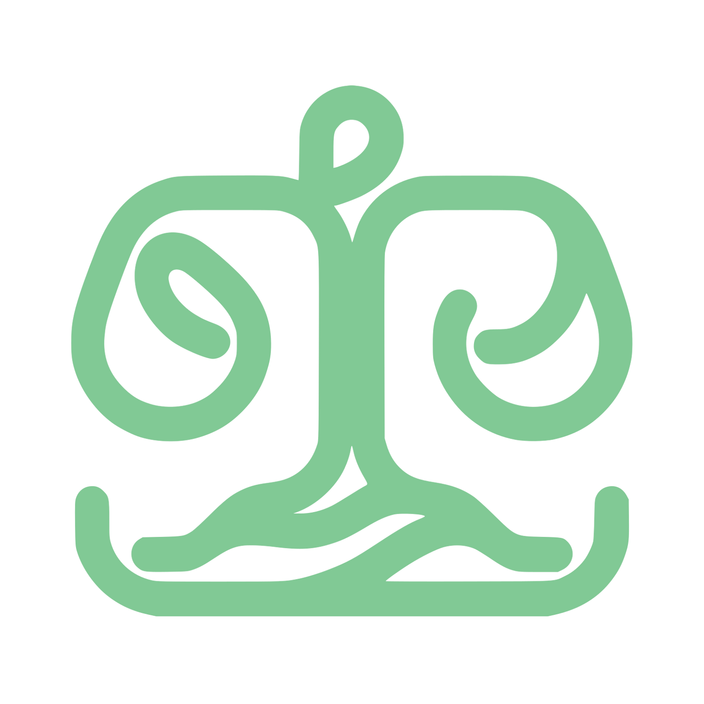 Tree Roots Logo #81C995