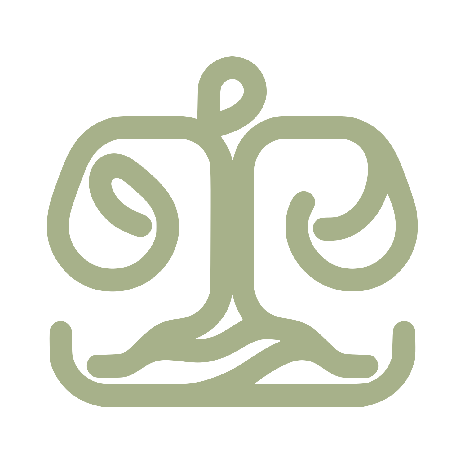 Tree Roots Logo #A7B18A