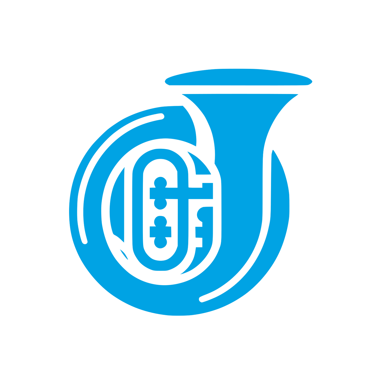 Logo for Musical Brand #00a3e4