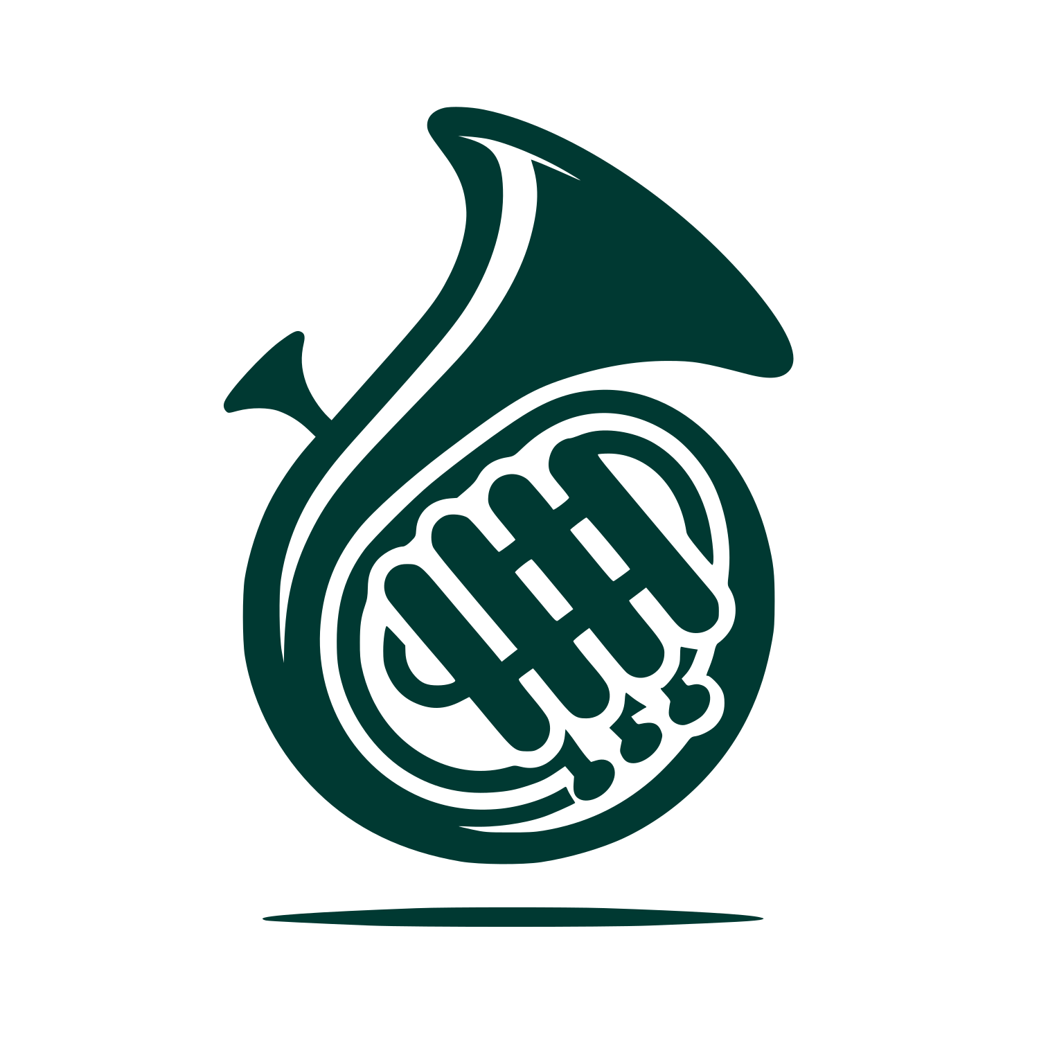 Logo of French Horn #003932