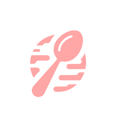 Spoon Logo Design #ffa6a6
