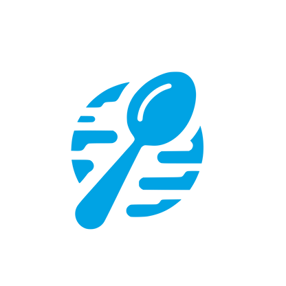 Spoon Logo Design #00a3e4