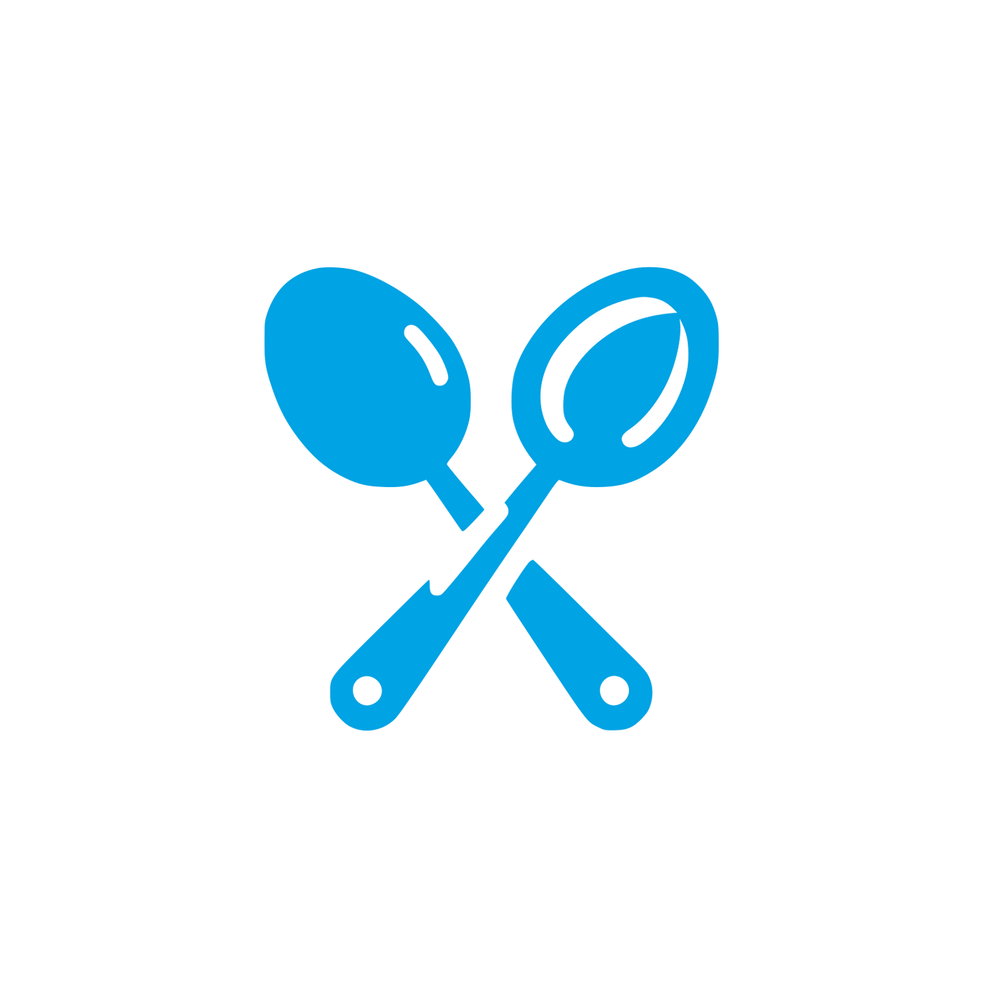 Spoon Crossed Logo #00a3e4