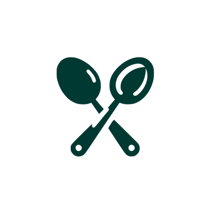 Spoon Crossed Logo #003932