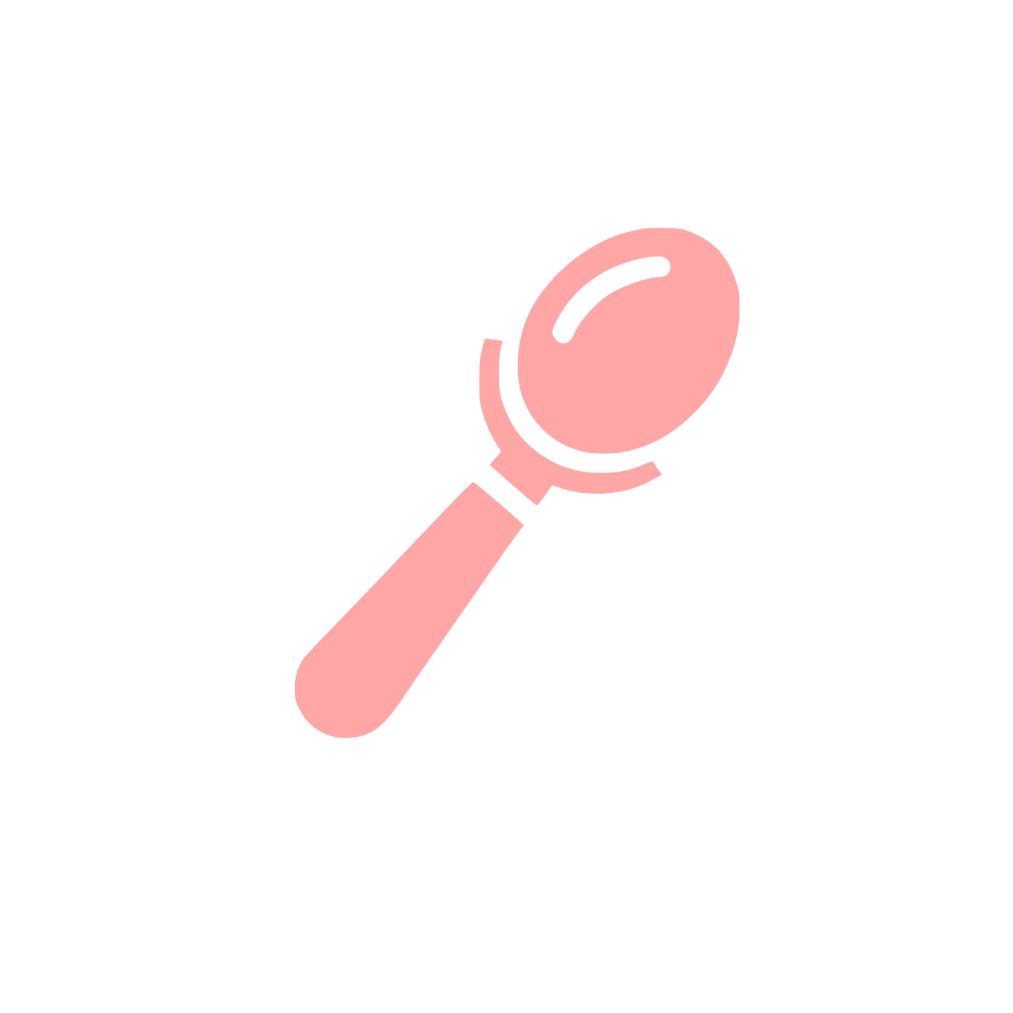 Spoon Logo Design #ffa6a6