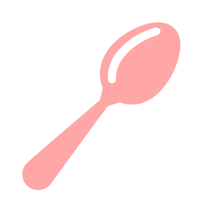 Spoon Logo Design #ffa6a6
