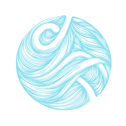 Wave Design Logo #90E0EF