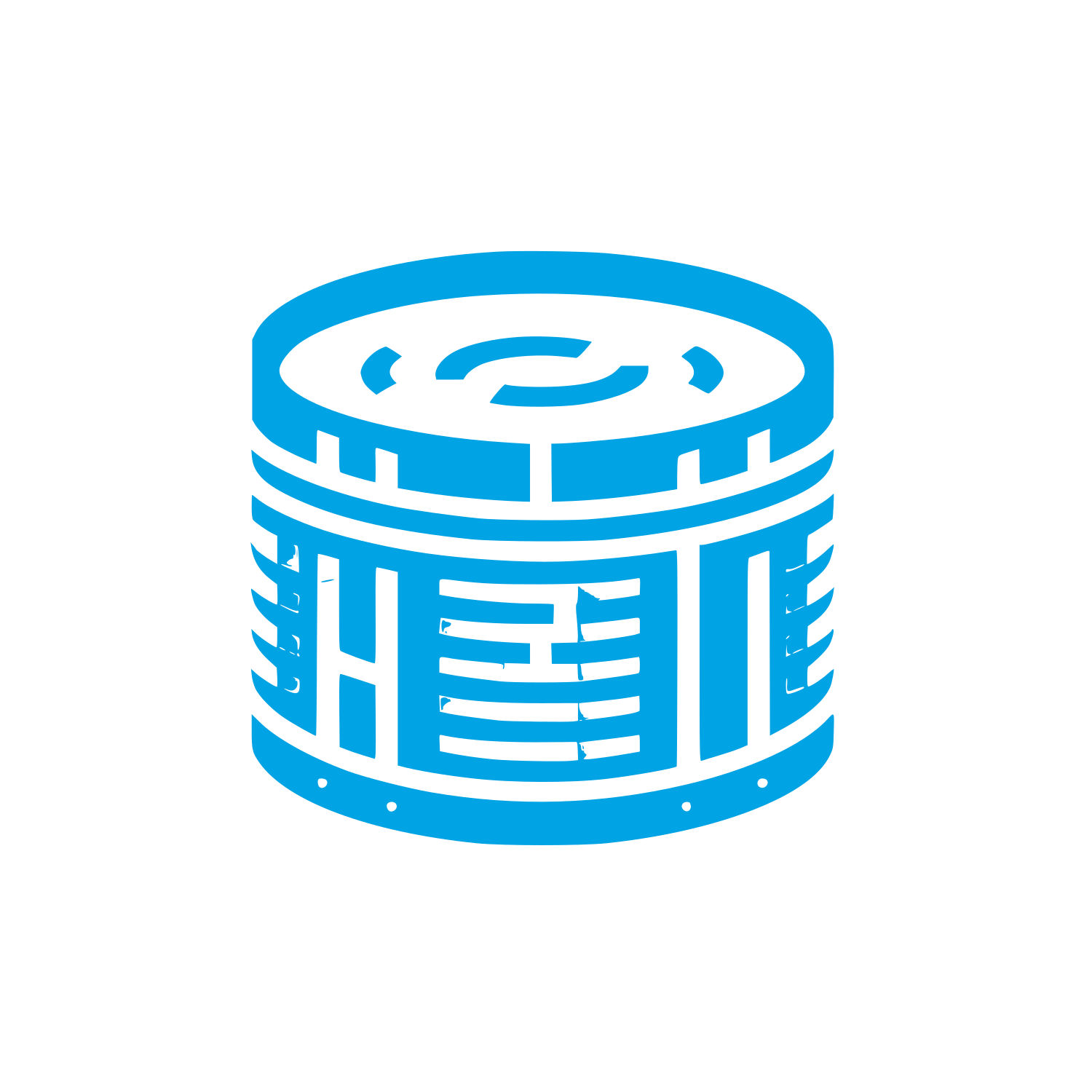 Logo for Storage Container #00a3e4