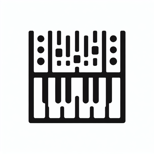 Music Synthesizer Logo