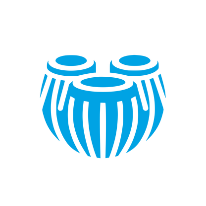 Musical Drum Logo #00a3e4