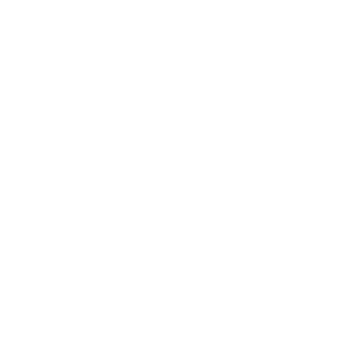 Musical Drum Logo #ffffff