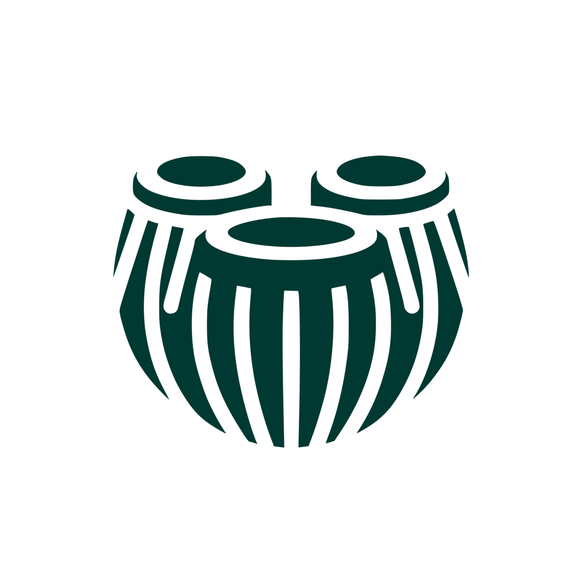Musical Drum Logo #003932