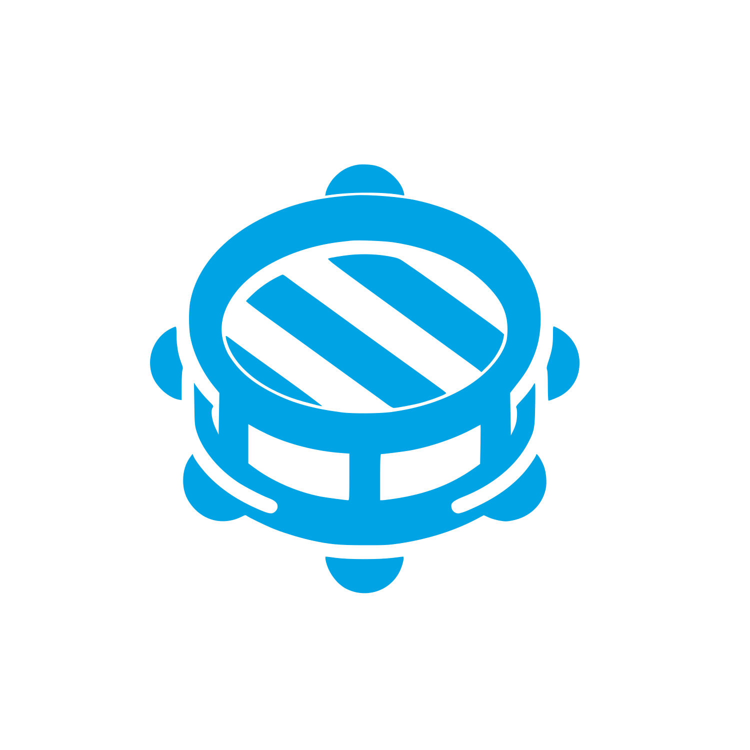 Logo for Tambourine Design #00a3e4