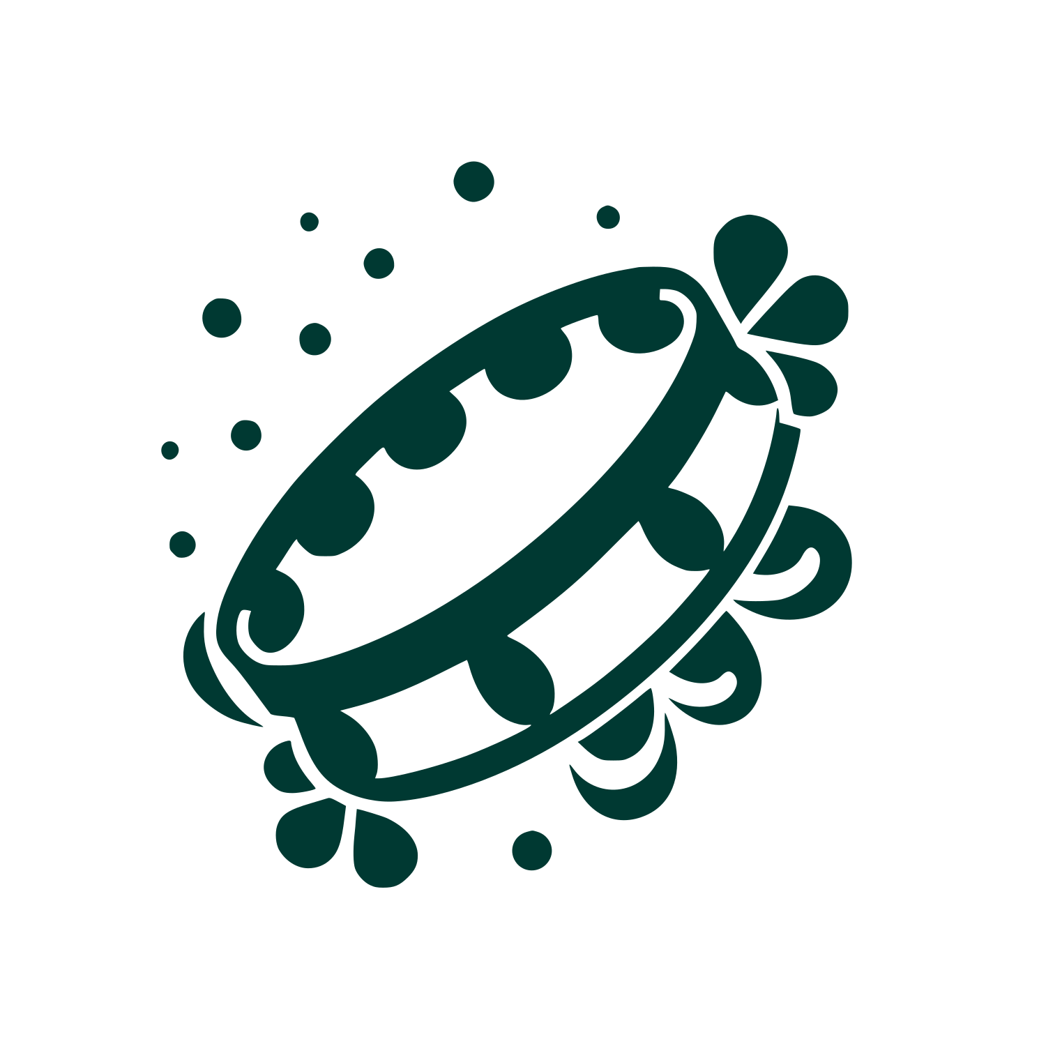 Logo of a Tambourine #003932