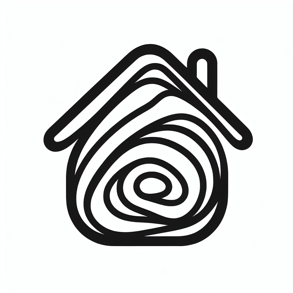 House Fingerprint Cleaning Logo