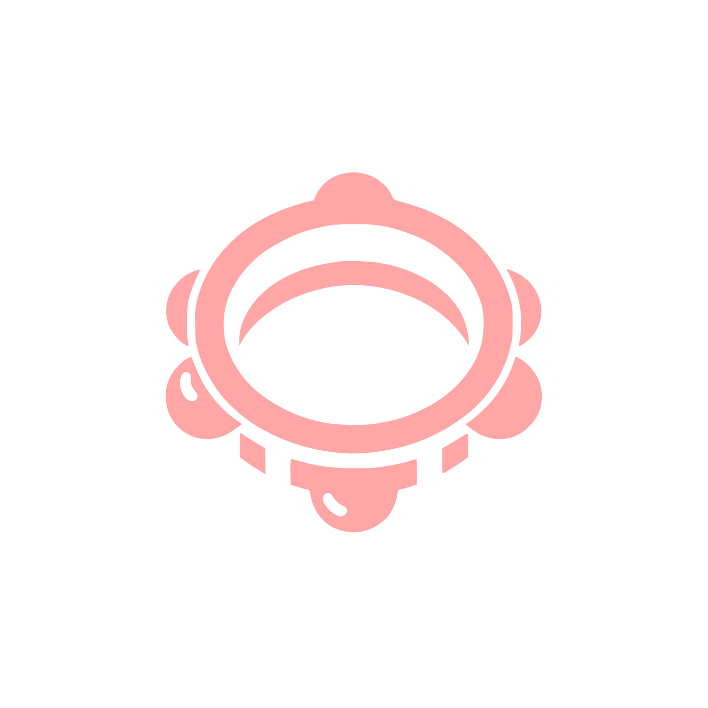Logo with Circular Design #ffa6a6