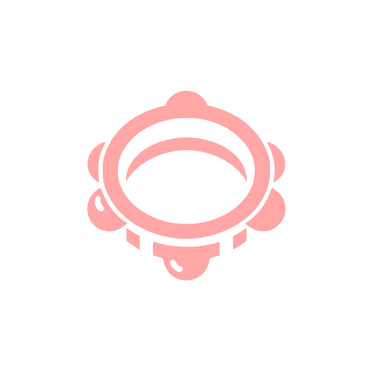 Logo with Circular Design #ffa6a6