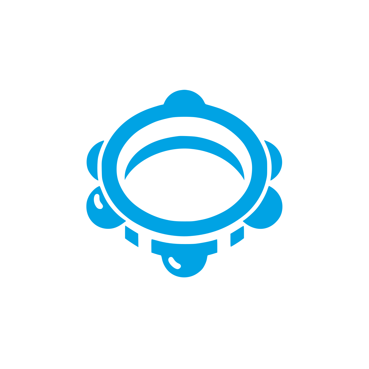 Logo with Circular Design #00a3e4