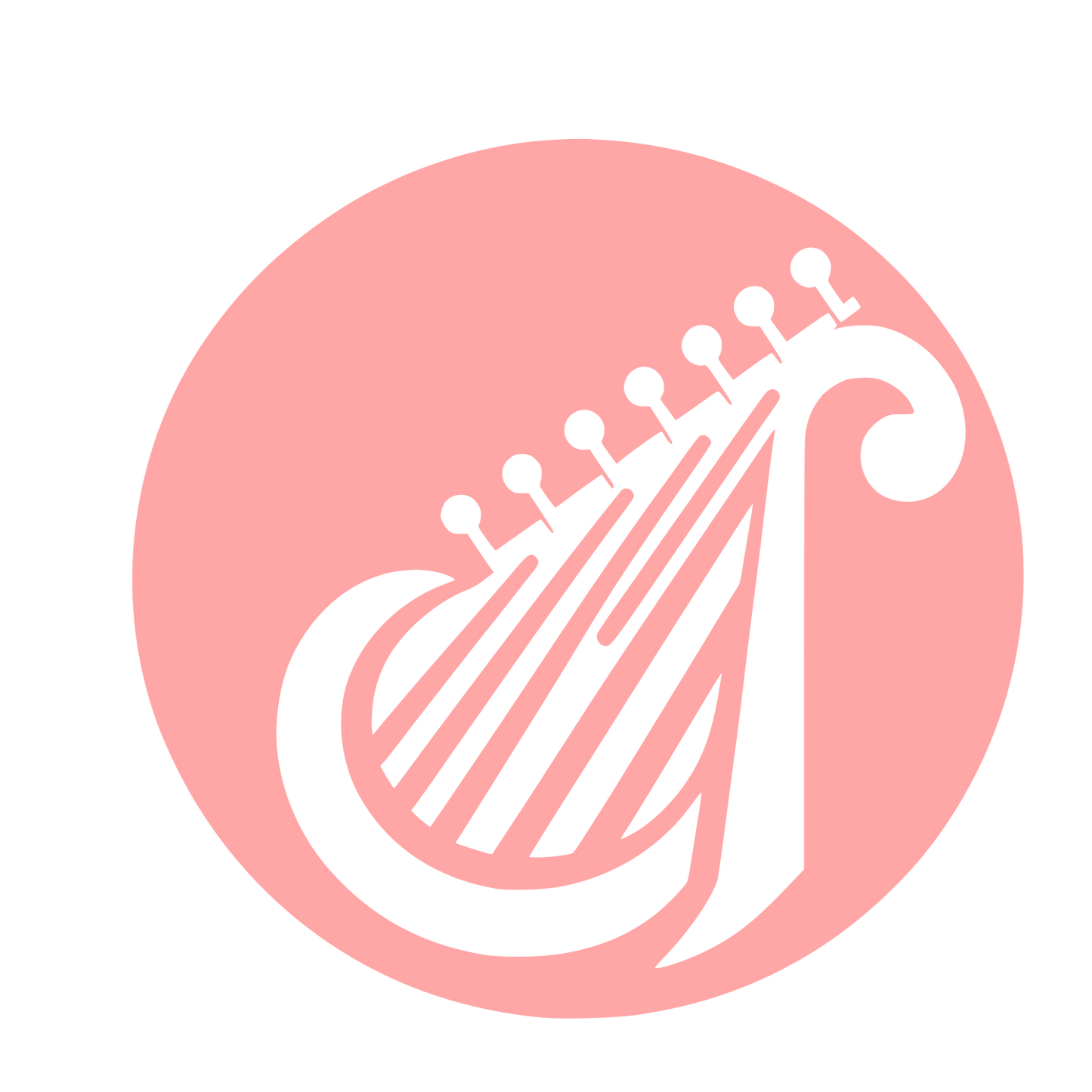 Music Company Logo #ffa6a6