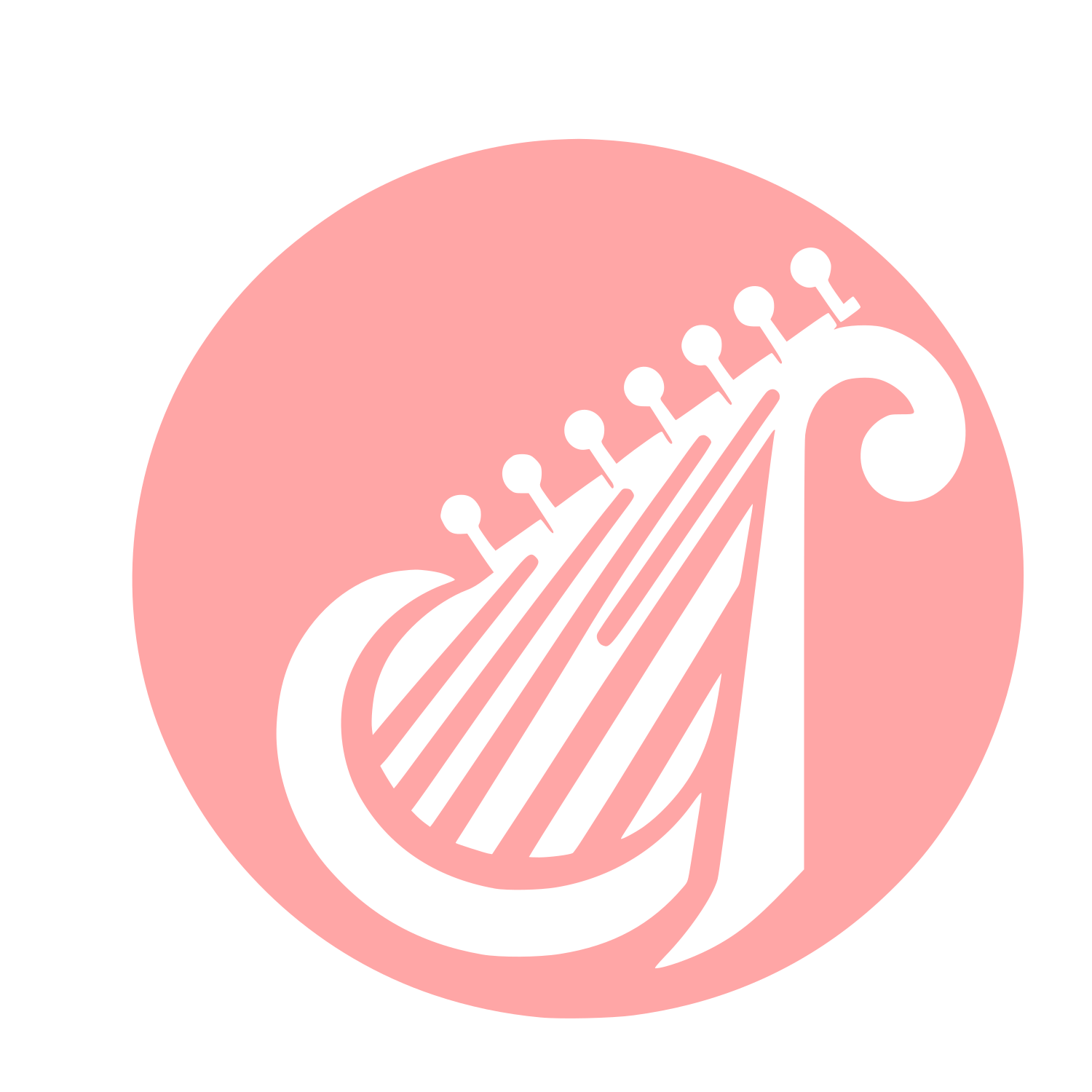 Music Company Logo #ffa6a6