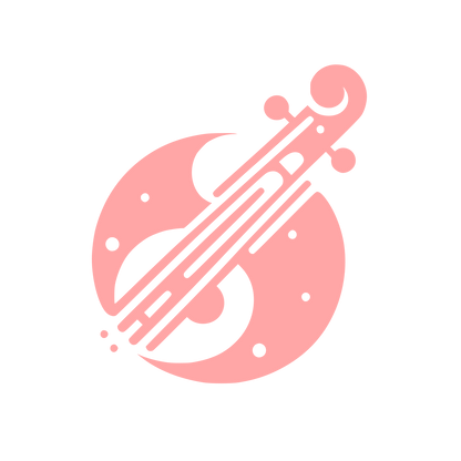Music Planet Logo #ffa6a6