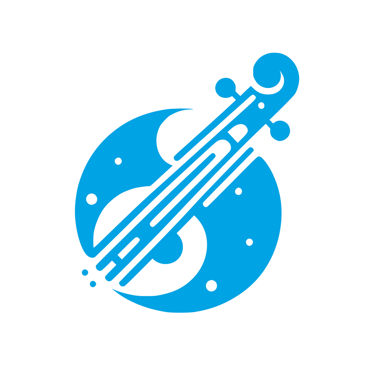 Music Planet Logo #00a3e4
