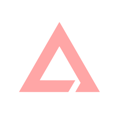 Triangular Shape Logo #ffa6a6