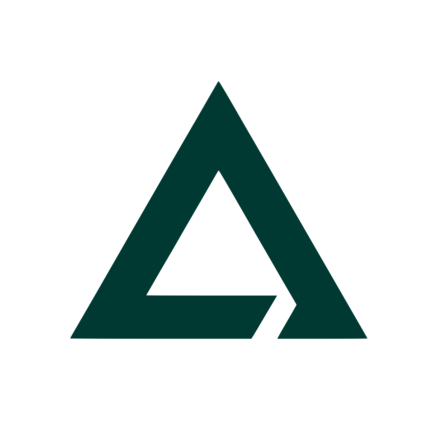 Triangular Shape Logo #003932