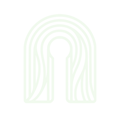 Keyhole Archway Logo #F1FAEE