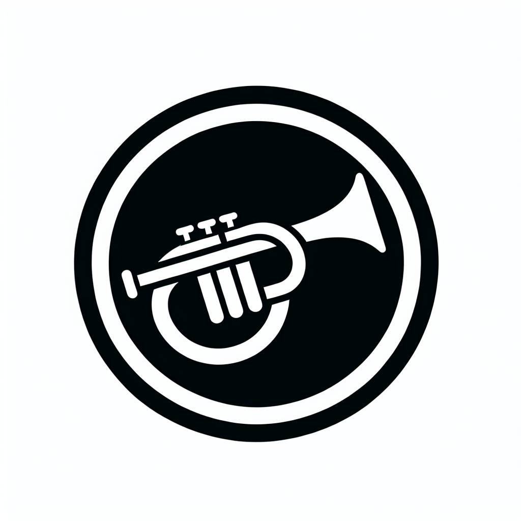 Logo with Trumpet Design