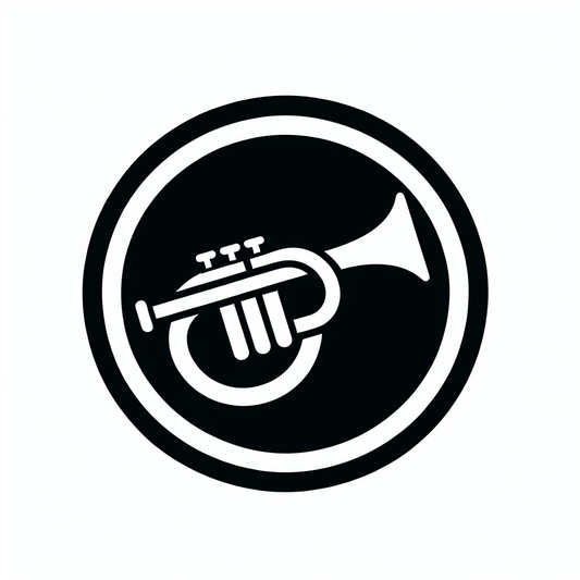 Logo with Trumpet Design