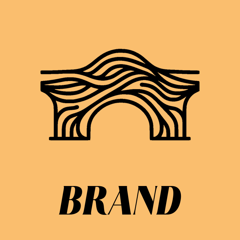 Stylized Line Bridge Logo preview