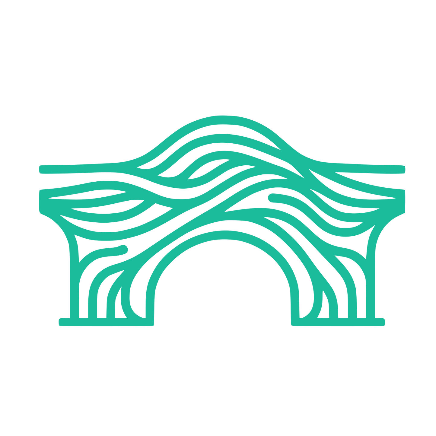 Bridge Line Logo #1ABC9C