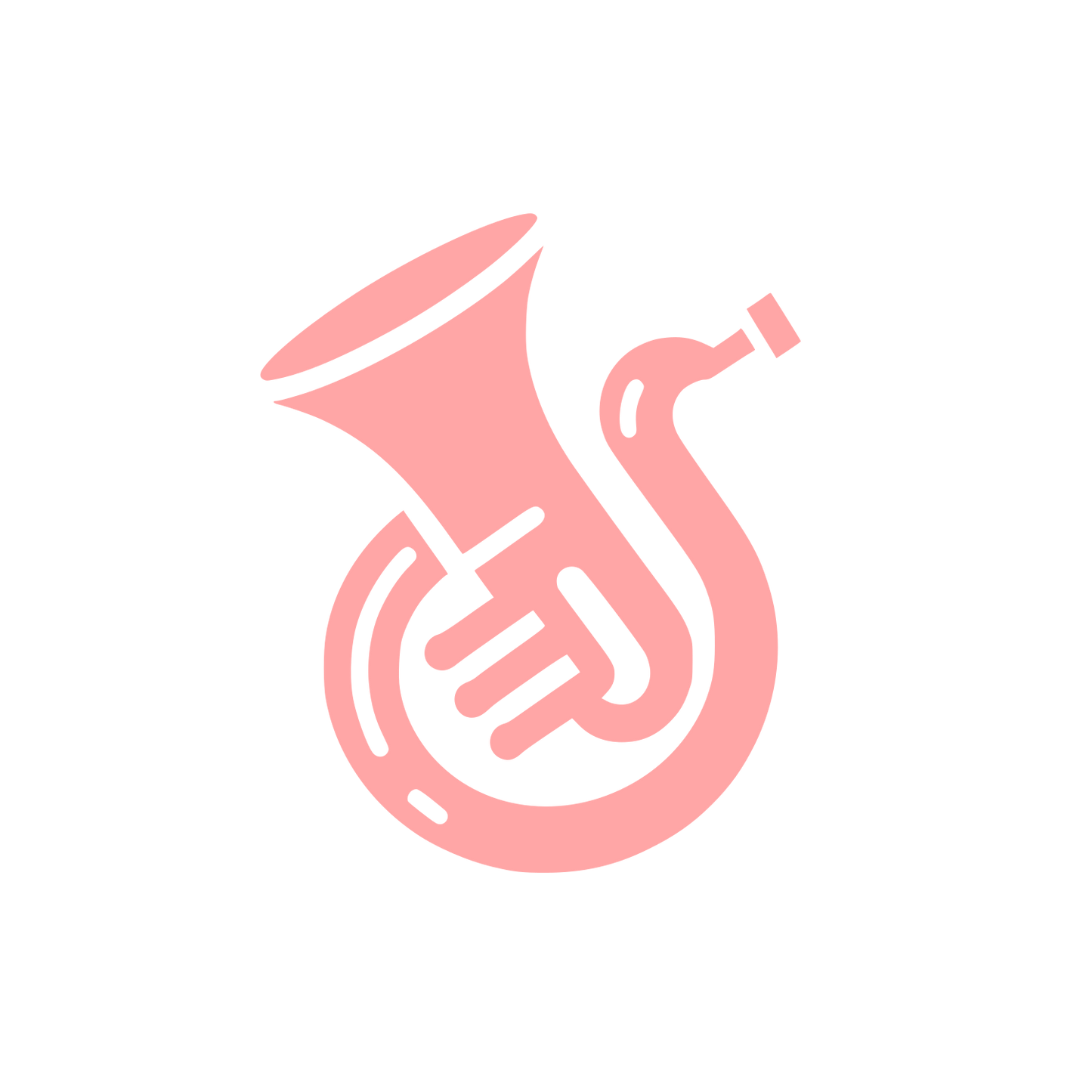 Logo of Brass Instrument #ffa6a6