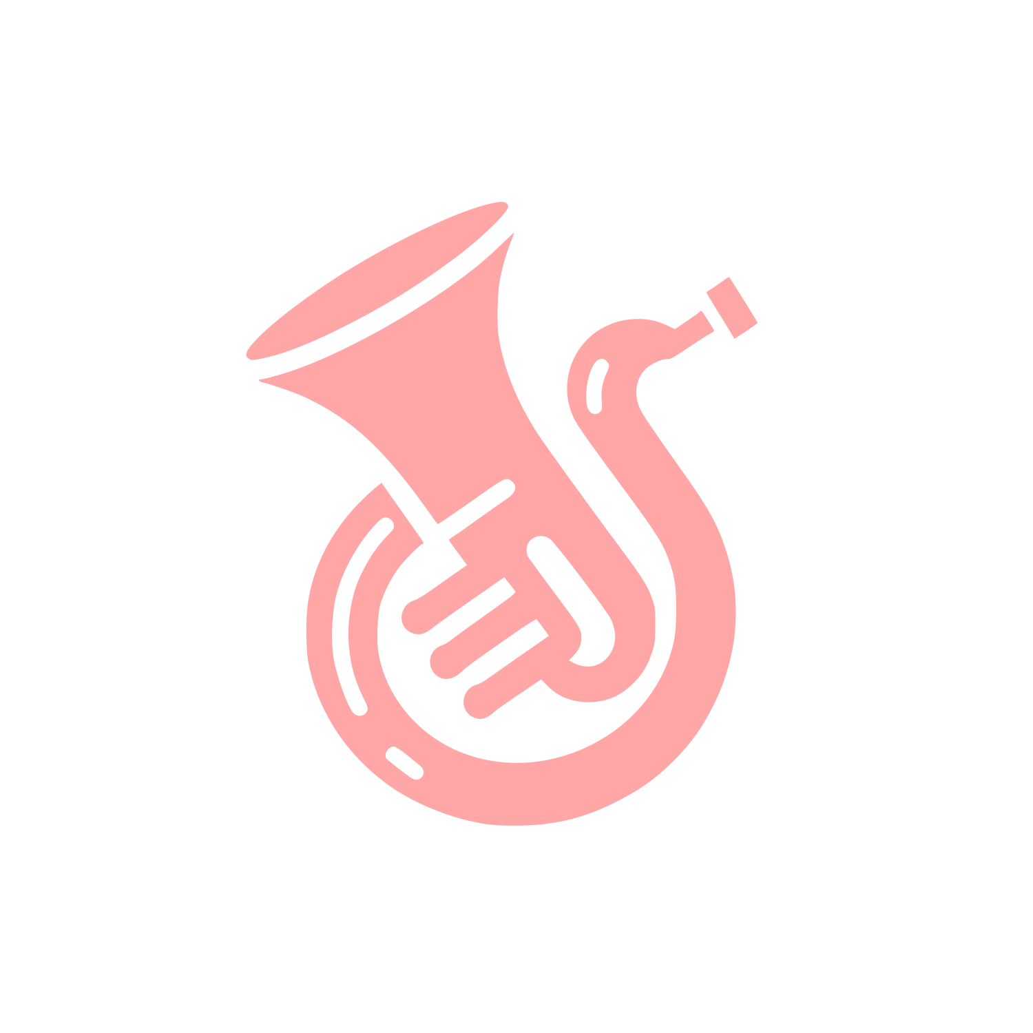 Logo of Brass Instrument #ffa6a6