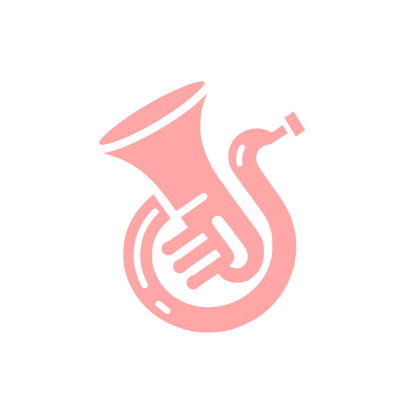 Logo of Brass Instrument #ffa6a6