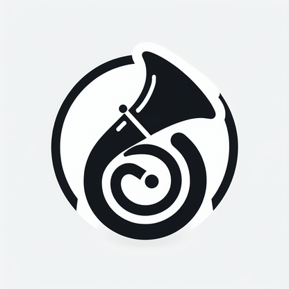 Logo with Tuba Design
