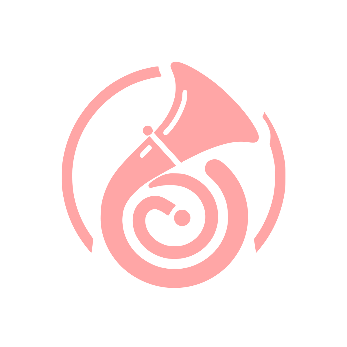 Logo with Tuba Design #ffa6a6