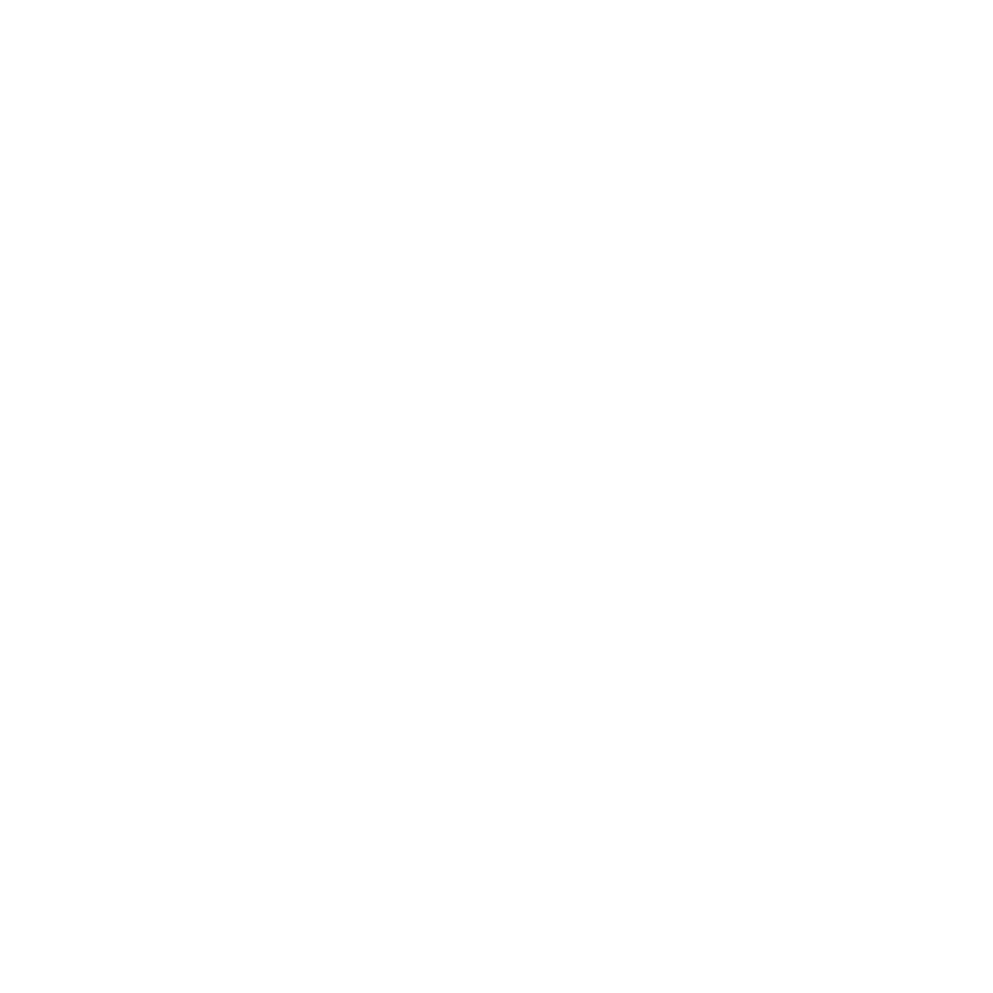 Guitar Wave Logo #ffffff