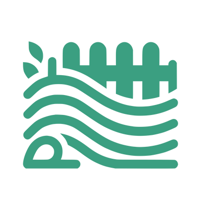 Water Nature Fence Logo #3B9F81