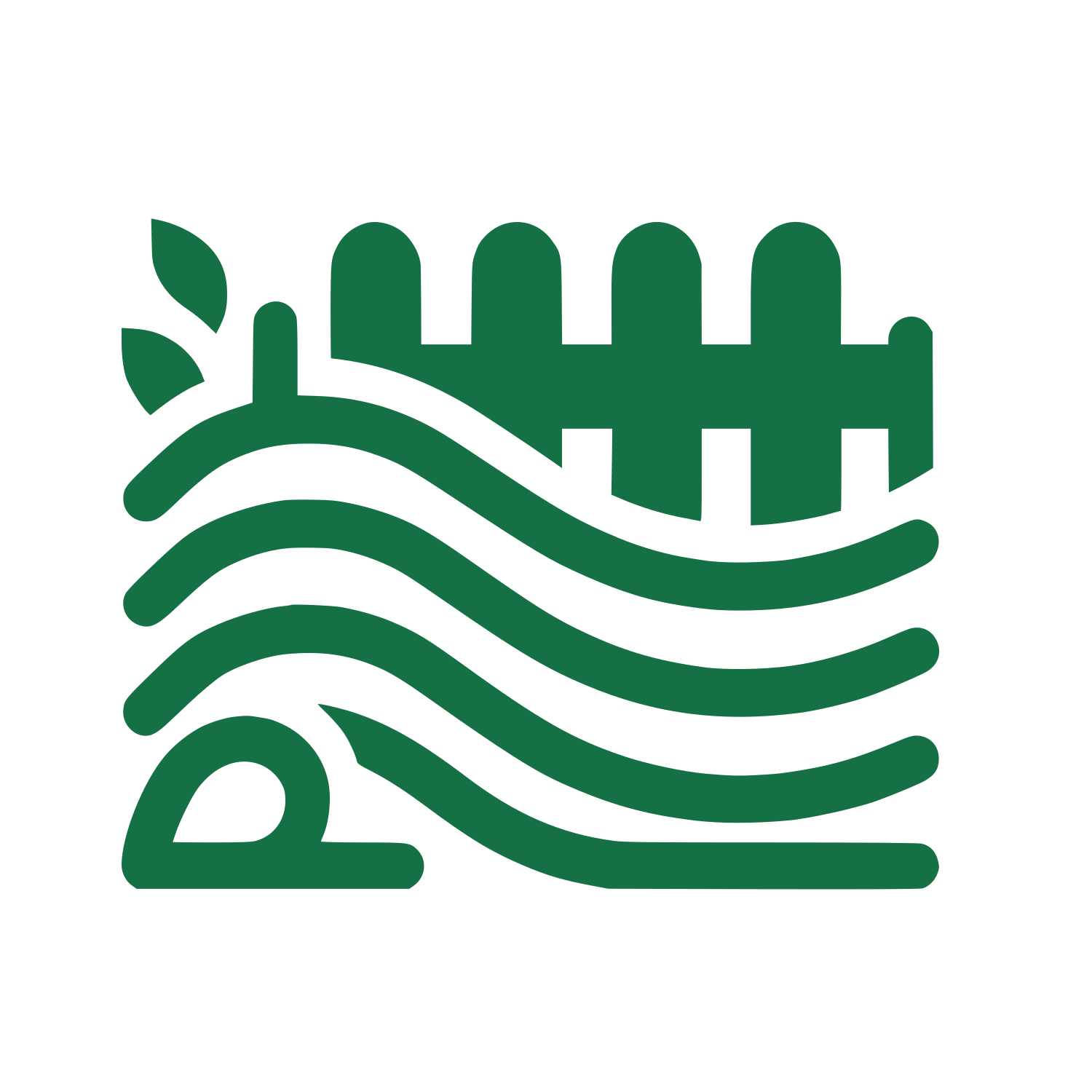 Water Nature Fence Logo #157145