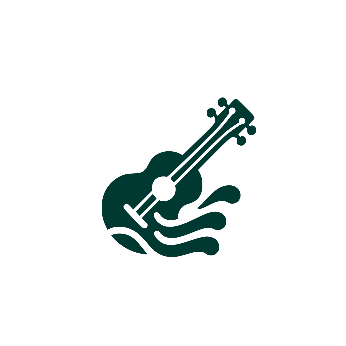 Musical Waves Logo #003932