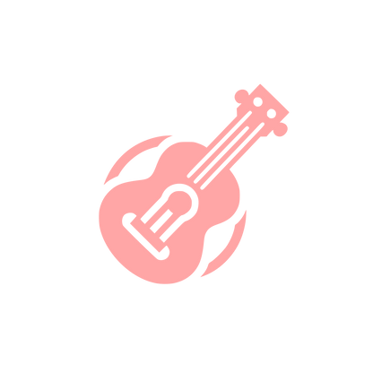 Logo of a Guitar #ffa6a6