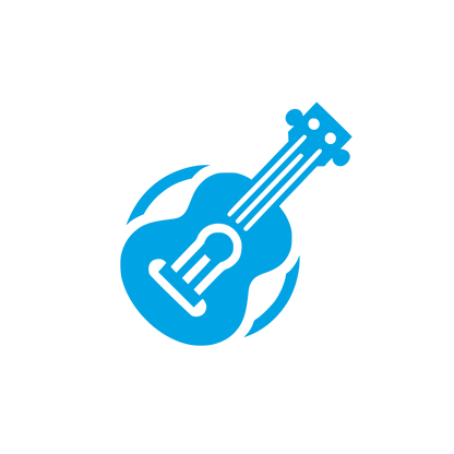 Logo of a Guitar #00a3e4